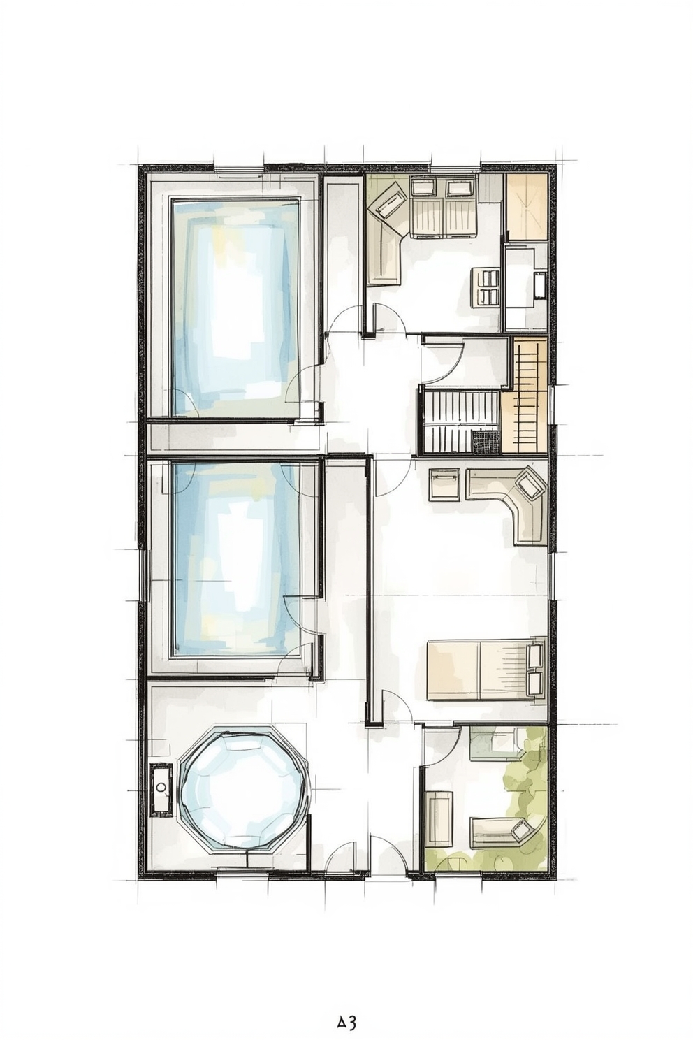 Lucid_Realism_Minimalist_architectural_floor_plan_sketches_of__7 Lucid_Realism_Minimalist_architectural_floor_plan_sketches_of__7